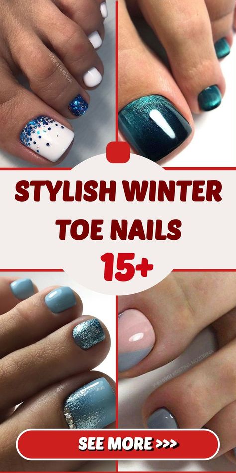 Pedicure Sparkle Toenails, January Pedicure Colors 2024, Christmas Gel Pedicure, Pedicure Ideas Christmas Toenails, Holiday Toenails Winter, Toe Nail Colors Winter 2024, Winter Toenail Designs, Gel Pedicure Ideas Toenails, 2024 Toe Nail Colors