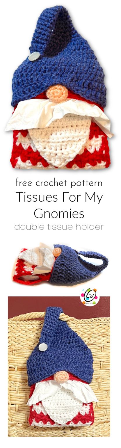 Crochet Nomes, Crocheted Decorations, Crocheted Gnomes, Crochet Toilet Roll Cover, Crochet Gnomes Pattern Free, Patriotic Crochet, Crochet Gnomes, Crochet Gnome, Gnome Crochet