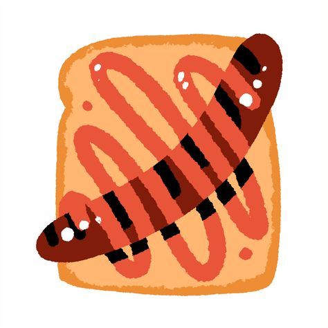 Sausage Sizzle on bread. Food illustration Sausage Sizzle, Sausage Illustration, Sausage Poster Design, Sausage Dog Cartoon, Sausage Illustration Food, Sausage Dog Illustration, Sausage Brands, Food Illustrations, Say Hi