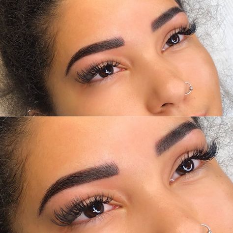 Microblading eyebrows. Dark brown eyebrows Combo Brows Microblading, Tattoo Brows, Permanent Brows, Microbladed Brows, Combo Brows, Micro Blading, Regina Saskatchewan, Vision Bored, Powder Brows