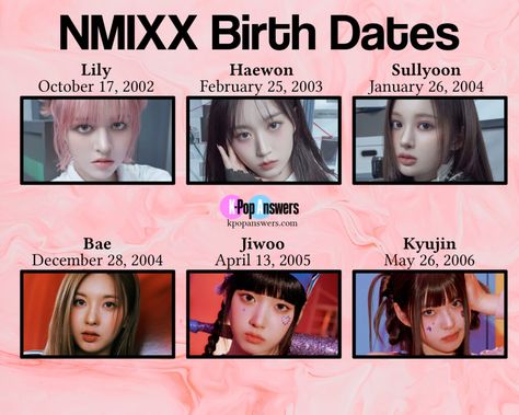 repost w credits Nmixx Members, Haewon Sullyoon, How Old, Shooting Star, 20 Years Old, Kpop Girl Groups, Kpop Girls, Girl Group, Music Videos