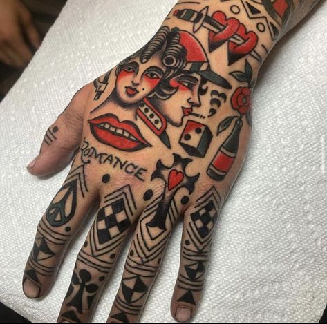 Tattoos For Guys Traditional, Traditional Wrist Tattoo, Traditional Tattoo Wrist, San Diego Tattoo, Old School Tattoos, California Tattoo, Old School Tattoo Designs, Traditional Ink, Traditional Tattoo Design