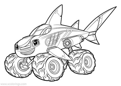 Blaze Coloring Pages, Blaze The Monster Machine, Moana Coloring, Blaze The Cat, Monster Truck Coloring Pages, Moana Coloring Pages, Blaze And The Monster Machines, Monster Coloring Pages, Shark Coloring Pages