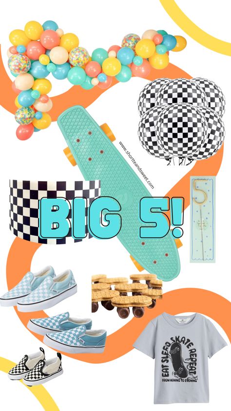 Skate Board Birthday Party, Skater Themed Party, Skater Party Ideas, Skateboard Birthday Party Decoration, Skateboarding Birthday Party, Skater Birthday Party Ideas, 5 Is A Vibe Birthday Party Boy, Skateboard Party Ideas, Skateboard Party Theme