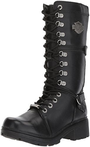 Womens Harley Davidson Boots, Drew Shoes, Harley Davidson Boots, Womens Golf Shoes, Work Boot, Black Wedge Sandals, Harley Davidson Women, Leather Clogs, Motorcycle Boots