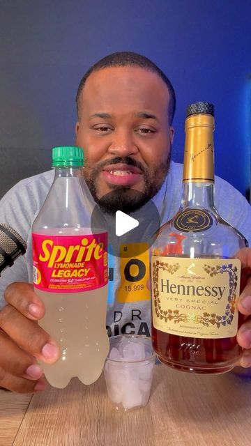 #1 HENNESSY CRITIC🥃 on Instagram: "🔥10/10 Hennessy and Sprite Lemonade Legacy" Hennessy Drinks Recipes, Hennessey Drink, Sprite Lemonade, Hennessy Margarita, Hennessy Drinks, Liquor Party, Hennessy Very Special Cognac, Hennessy Vs, Yummy Alcoholic Drinks