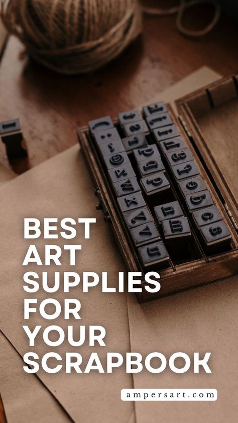 Best Art Supplies for Your Scrapbook Scrapbook Tools Products, Cutest Stickers, Best Art Supplies, Scrapbooking Materials, Scrapbook Quotes, Scrapbooking Tools, Diy Craft Tutorials, Scrapbook Materials, Scrapbooking Supplies