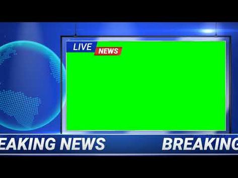 Live News Green Screen Video Effect VFX/Breaking News Green Screen Video Effect - YouTube Live News Overlay, Mentahan Berita Breaking News, Breaking News Green Screen, News Green Screen, Intro Ideas, Breaking News Video, Green Screen Video Effect, Greenscreen Ideas, Video Effect