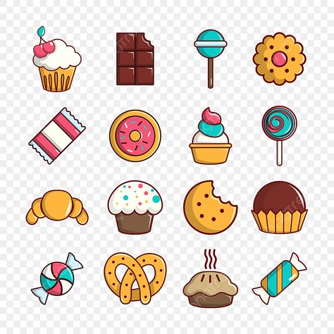 Cake Icon, Candy Cakes, Icon Set, Cartoon Styles, Candy, Collage, Cake, Pins, Quick Saves