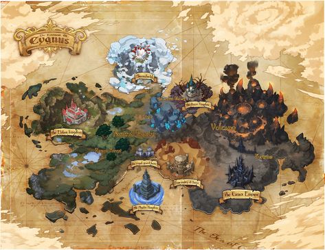 World Map Game, Digital Painting Photoshop, Fantasy Map Making, Map Ideas, Map Creator, Map Games, Dnd World Map, Fantasy World Map, Environment Props