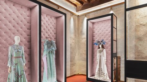 Inside the New Gucci Archive in Florence With Its Maestro Alessandro Michele | Vogue Florence Fashion, Small Entrance, Florence Welch, Fashion Institute, Taking Shape, Boutique Interior, Alessandro Michele, Chanel Jewelry, Harper's Bazaar