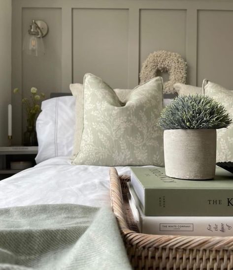 Cosy Cushions 🩶💫…. Hi everyone, hope you’re all having a lovely Sunday! Today we’re sharing this shot from @insidenumberseventy6, featuring our much-loved Ferndown cushions in Sage and Ivory. We love the way our cushions have been styled here, they look stunning paired with subtle neutrals like this, and the greenery really makes the lovely colours in the cushions stand out! Let us know what you think below! 💚#moderncountrystyle #moderncountryinteriors #moderncountrydecor #countrynewbuild #n... Modern Country Decor, Lovely Sunday, Bedroom Styling, Modern Country Style, Country Interior, Hi Everyone, Bedroom Styles, Lovely Colors, New Builds