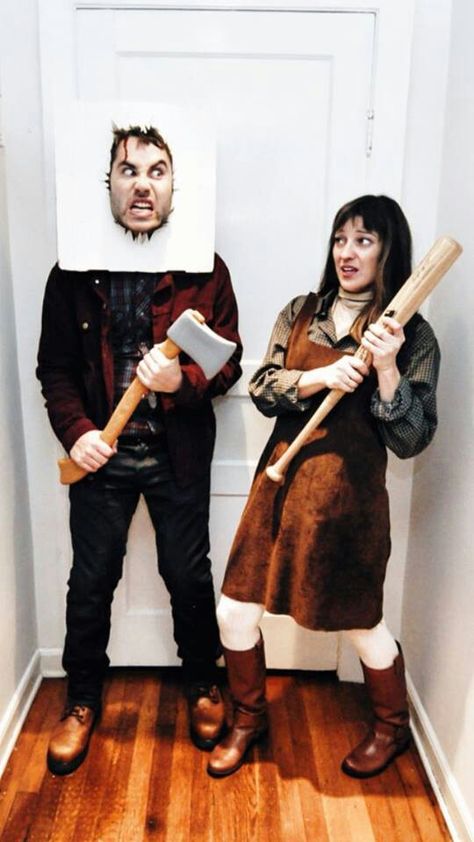 Great Halloween costume idea Scary Couples Costumes, Scary Couples Halloween Costumes, Halloween Costumes 2014, Funny Couple Halloween Costumes, Halloween Coustumes, Clever Halloween Costumes, Diy Kostüm, Holloween Costume, Cute Couple Halloween Costumes