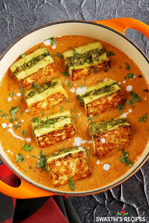 Pasanda Recipe, Paneer Pasanda, Indian Paneer Recipes, Butter Masala Recipe, Indian Dinner Recipes, Butter Masala, Paneer Dishes, Indian Dinner, Vegetarian Snacks Recipes