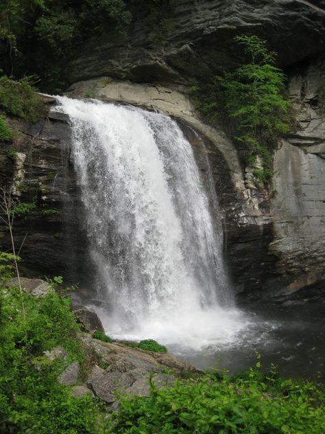 Blue Ridge Parkway Waterfalls | The BYU Young Ambassadors: Southern States Tour! Day 7: Asheville, NC Top Of The Stairs, Southern States, Pisgah National Forest, Bridal Veil Falls, Mountain Getaway, Take The Stairs, Blue Ridge Parkway, Forest Service, Swimming Holes