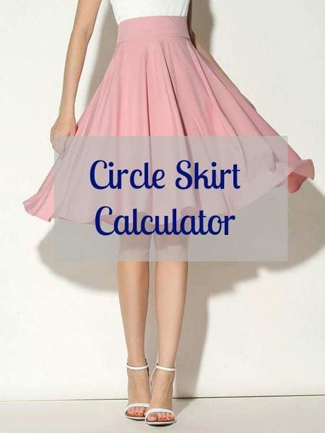 Circle Skirt Calculator, Diy Vetement, Basic Skirt, Beginner Sewing Projects Easy, Sewing Skirts, Sewing Projects For Beginners, Diy Couture, Sewing Tips, Sewing For Beginners