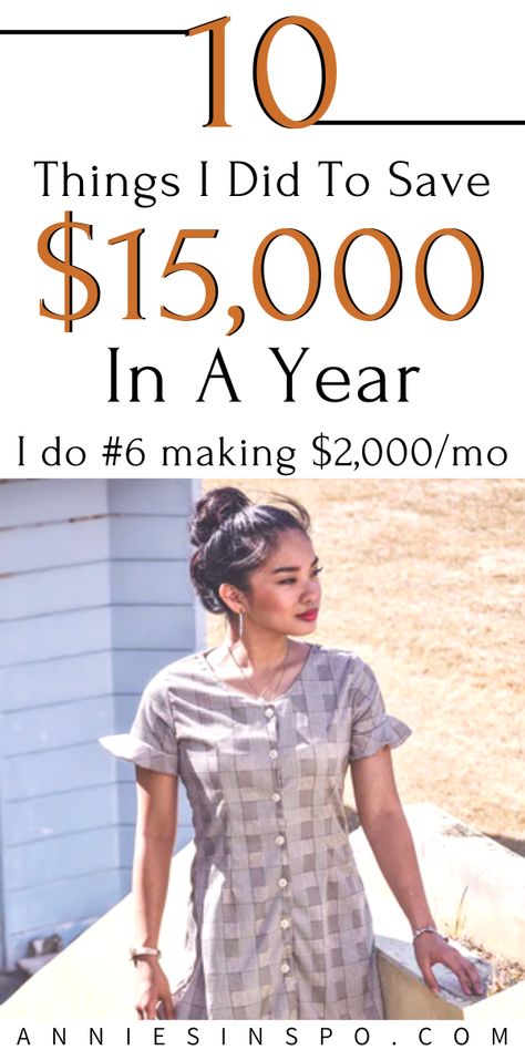 Do you want to save BIG this year? If so, check out these 10 things I did to save over $15,000 in a year! Doing number 2 helped me save over $2,500 a month. #SaveMoney #MoneySavingTips #SavingMoney #SavingChallenge #SavingsPlan How To Save 10 000 In A Year, How To Save 10000 In 6 Months, Saving Money Frugal Living, Money Frugal, Saving Money Budget, Best Money Saving Tips, Money Challenge, Money Saving Challenge, Savings Plan