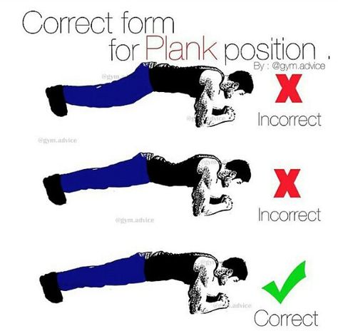 correct form for plank position. workout! Proper Plank, Gym Advice, Plank Position, Plank Pose, Health Pictures, Workout Results, Health Logo, Boxing Workout, Bodybuilding Training