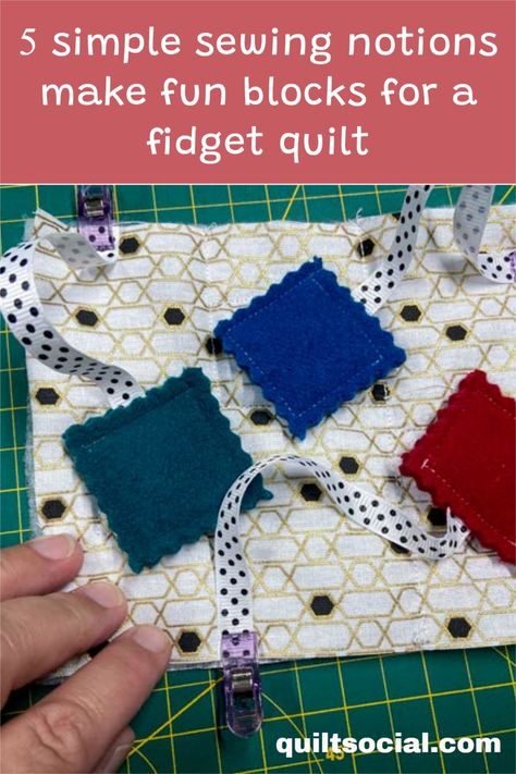 Fidget Quilts How To Make A, Quilt For Men, Sewing Machine Quilt Block, Fidget Quilts, Sew Quilt, Improv Quilting, Dresden Plate Quilt, Sewing Machine Quilting, Applique Stitches