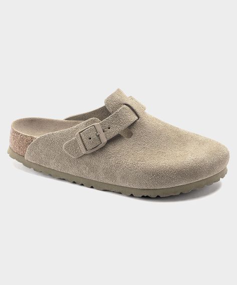 Birkenstock Style, Calf Muscles, Birkenstock Boston, Zermatt, Birkenstock Boston Clog, Reykjavik, Uk Fashion, Soft Suede, Ballerinas