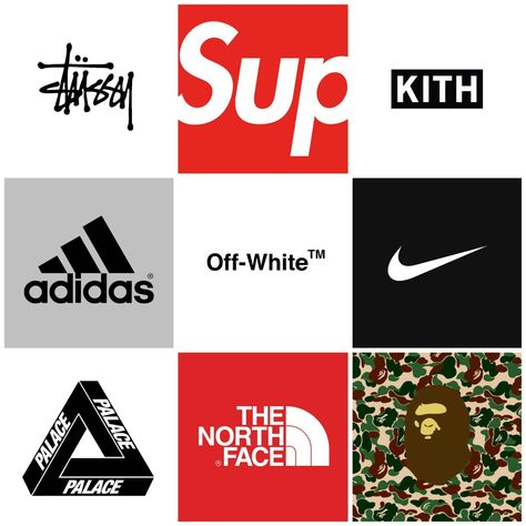 Hypebeast Brands, Off White Nike, Streetwear Fits, Bathing Ape, Street Wear Urban, Branding Inspiration, Aesthetic Clothes, North Face, Palace