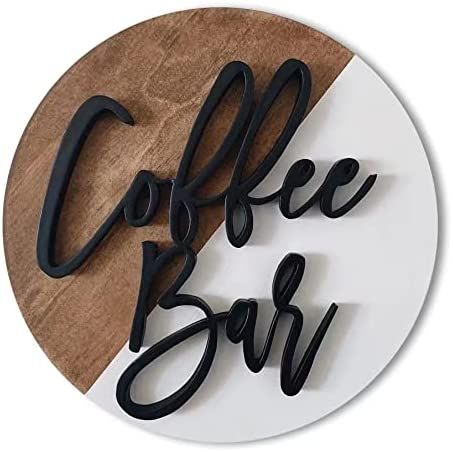 Coffee Bar Ideas Kitchen Counter, Coffee Bar Station, Coffee Bar Design, Diy Coffee Bar, Farmhouse Coffee Bar, Coffee Bar Sign, Coffee Bars In Kitchen, Coffee Nook, Home Coffee Bar