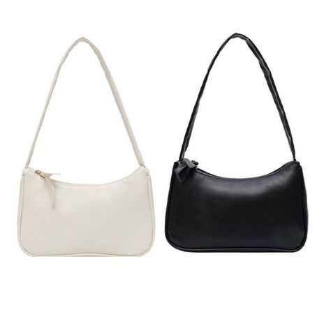 Zipper Casual Subaxillary Bags Mini Retro Bag Shoulder Messenger Handbags   Handle Height 20cm/7.87" Design: Pure Color Gender: Women Usage: Portable, Single Shoulder Occasion: Daily, Casual, Shopping, Travel Size: 230 X 150 X 80mm/9.06 X 5.91 X 3.15" Suitable for travel, casual, shopping. Material: PU Leather PU Leather, simple durable. Number Of Straps: Single Color: Black, Beige Package Includes:2 x Mini Shoulder Bag Notes: 1. Due to the different monitor and light effect, the actual color of the item might be slightly different from the color showed on the pictures. Thank you! 2. Please allow 1-3mm measuring deviation due to manual measurement. * Please make payment asap, then we can arrange shipment for you asap. - Thanks for your bid * We will arrange shipping for you within 24 Hours Retro Bags, Leather Totes, Messenger Handbags, Leather Label, Black Shoulder Bag, Mini Handbags, Shopping Travel, Mini Shoulder Bag, Mini Purse