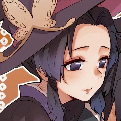 Demon Slayer Halloween Pfp, Demon Slayer Halloween, Halloween Matching Icons, Halloween Pfp, Halloween Matching, Shinobu Kocho, Twitter Icon, Matching Pfps, Matching Pfp