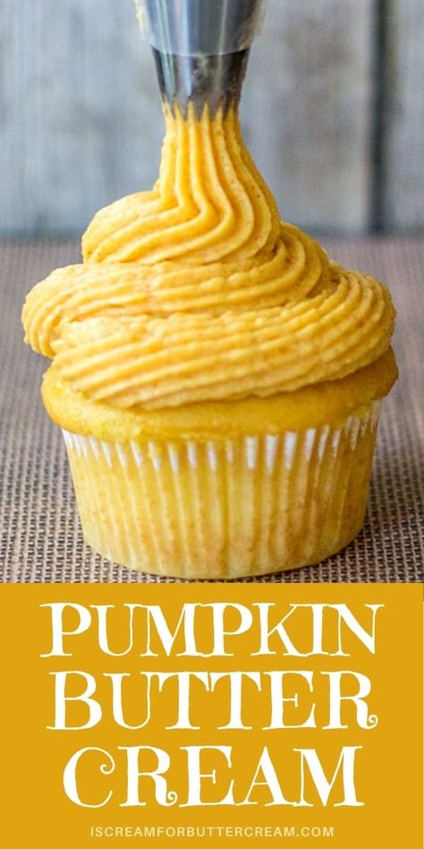 Buttercream Recipes, Pumpkin Buttercream, Frosting Recipes Easy, Cake Frosting Recipe, Cinnamon Cake, Homemade Frosting, Baking Basics, Pumpkin Butter, Fall Cakes