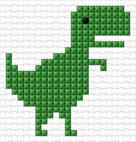 Dinosaur Cross Stitch Pattern Free, Mini Dinosaur Cross Stitch, Counted Cross Stitch Dinosaur Patterns, Small Dinosaur Cross Stitch Pattern, Dino Cross Stitch, Triceratops Cross Stitch, Dinosaur Cross Stitch, Cross Stitch Calculator, Quilled Creations