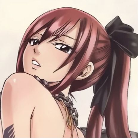 Ezra Fairytail, Ezra Pfp Fairy Tail, Ezra Icons Fairy Tail, Erza Manga Icon, Erza Scarlet Official Art, Erza Scarlet Manga Color, Fairy Tail Erza Icon, Ezra Scarlet Pfp, Erza Gif Pfp