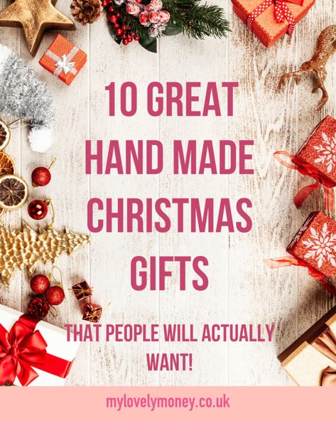 Home Made Gifts For Christmas, Home Made Christmas Gift Ideas, Homemade Gift Exchange, Christmas Gifts People Actually Want, Made Christmas Gifts, Gifts People Actually Want, Saving Money For Christmas, Home Made Christmas, Ideas To Save Money