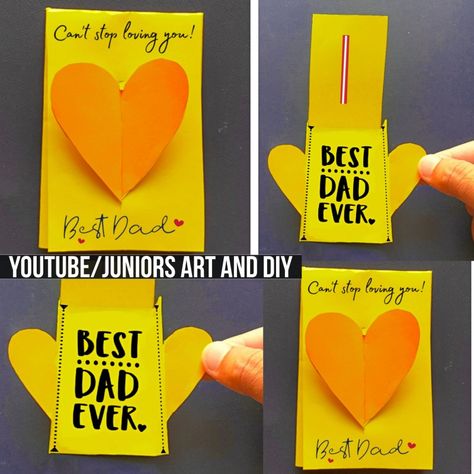 DIY Father's Day Cards That Will Make Dad's Day - Creative Father's Day Card Ideas to Show Dad You Care - Homemade Father's Day Cards That Are Easy and Fun to Make - Unique Father's Day Card Ideas That Will Make Dad Smile - Father's Day Card Making Ideas Diy Father's Day Cards, Father Day Gifts, Diy Father's Day, Gifts 2023, Card Making Ideas, Jr Art, Father's Day Diy, Dad Day, Father's Day Card