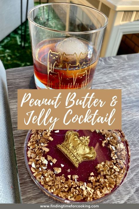 Peanut Butter and Jelly Cocktail (with Whiskey) | finding time for cooking Peanut Butter And Jelly Drink, Pb&j Cocktail, Peanut Butter And Jelly Cocktail, Chambord Liqueur, Peanut Butter Whiskey, Bomb Drinks, Unique Cocktail Recipes, Whiskey Recipes, Thanksgiving Cocktails