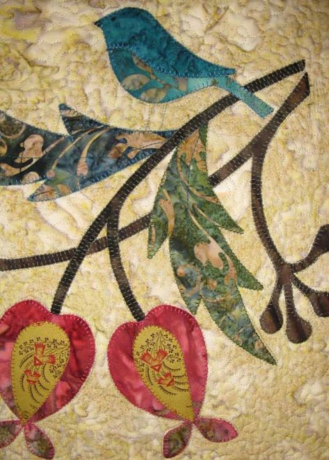 Appliqué Quilts, Basket Quilts, Bird Applique, Laundry Basket Quilts, Batik Quilts, Bird Quilt, Basket Quilt, Applique Quilting, Hand Applique