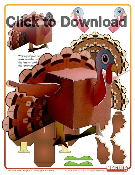 Papercraft cube turkey - holiday decor Thanksgiving Centerpieces Kids, Shoe Box Diorama, Pilgrim Crafts, Paper Turkey, Turkey Ideas, Box Diorama, Printable Toys, Thanksgiving Paper, Thanksgiving Friendsgiving