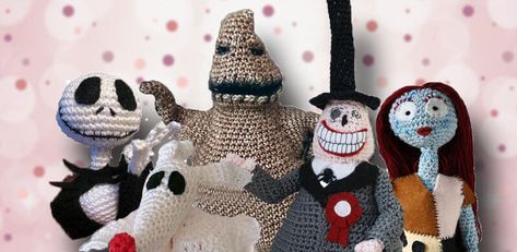 You Can Crochet Characters from ‘Nightmare Before Christmas’ | Inside the Magic Nightmare Before Christmas Crochet, Crochet Characters, Nightmare Before Christmas Characters, Sally Nightmare, Christmas Crochet Pattern, Sally Nightmare Before Christmas, Nightmare Before Christmas Halloween, Halloween Crochet Patterns, Christmas Crochet Patterns