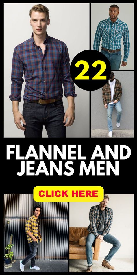 Flannel and jeans for men can also translate into a smart-casual look suitable for less formal gatherings. Choose a well-fitted flannel in a subtle color like navy or grey and pair it with black jeans for a refined aesthetic. Add a blazer or a sleek bomber jacket to transition seamlessly from day to evening wear. Outfit For The Cold, Jeans Style Guide, Jacket Outfit Ideas, Cropped Jackets, Semi Formal Attire, Modern Streetwear, Refined Aesthetic, Cool Outfit, Charm School