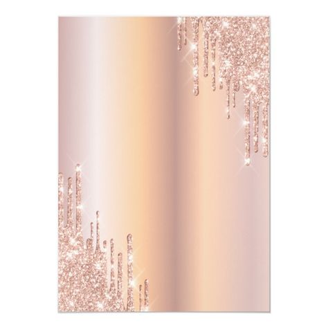 Rose Gold Background For Invitation, Rose Gold Background, Gold Sweet 16, Pink Glitter Background, Rose Gold Backgrounds, Glitter Wall Art, Gold Wallpaper Background, Sparkle Wallpaper, Glitter Rosa