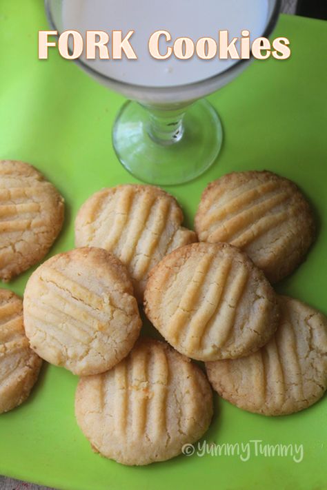 Fork Cookies Recipe - Fork Biscuits - Easy Tea Biscuits Recipe Fork Biscuits, Almond Meal Cookies, Easy Teas, Tea Cakes Recipes, Homemade Tea, Easy Butter, Biscuits Easy, Tea Biscuits, Coffee Cookies