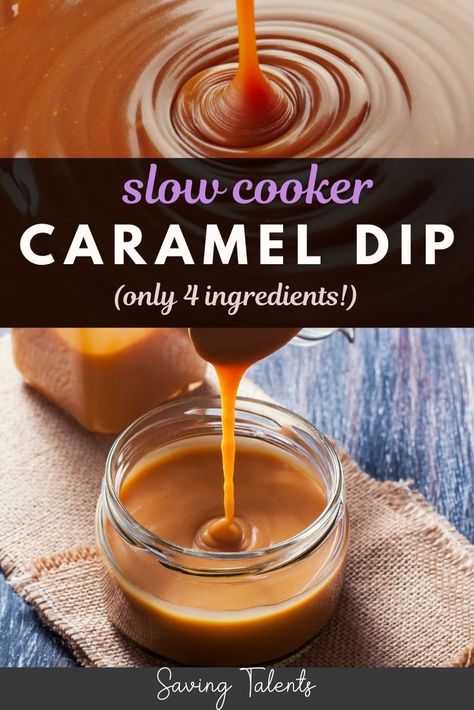 Slow Cooker Caramel, Carmel Recipe, Fall Finger Foods, Candied Apples, Crockpot Candy, Crock Pot Dips, Caramel Apple Dip, Sliced Apples, Apple Bars