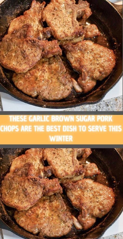 My husband is a big fan of pork chops, so I was excited to try this recipe. The garlic and brown sugar give the pork chops a delicious flavor, and the pork chops are nice and tender. This dish is definitely a winner in our house! These Garlic Brown Sugar Pork Chops will be a Garlic Brown Sugar Pork Chops, Pork Chop Dishes, Brown Sugar Pork Chops, Winter Comfort Food, Winter Comfort, Stir Fries, Best Dishes, Fresh Rosemary, Light Recipes