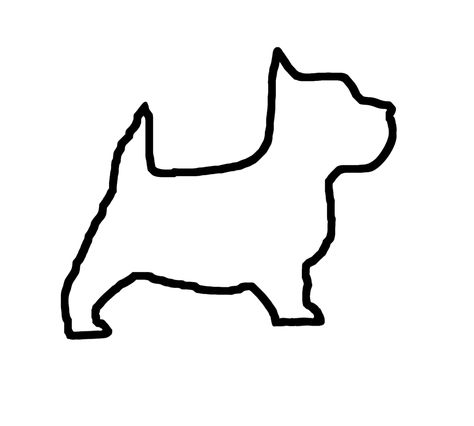 Westie tattoo West Highland white terrier Westie Outline Tattoo, West Highland Terrier Tattoo, West Highland Terrier Drawing, Westie Tattoo Ideas, Westie Tattoo, Dog Outline Tattoo, Dog Line Art Tattoo, Tatoo Dog, West Terrier