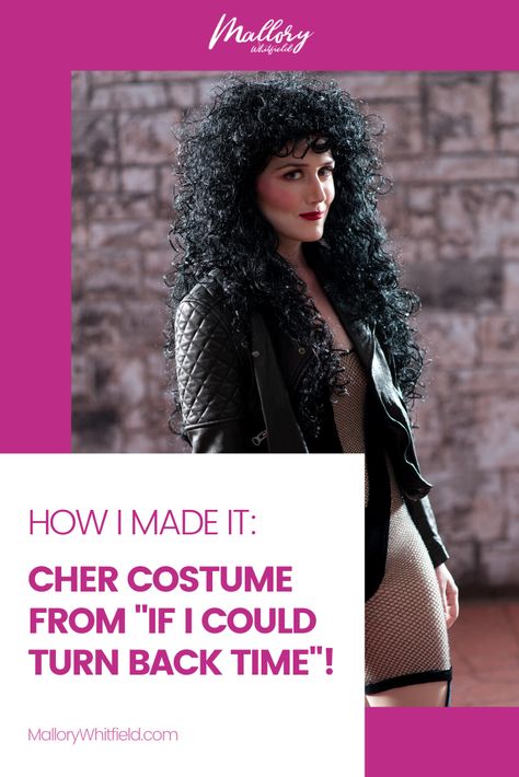 Cher If I Could Turn Back Time Costume, Cher If I Could Turn Back Time, Cher 80s Outfits, Cher Diy Costume, Cher Turn Back Time Costume, Cher Costume Halloween, 80s Cher, Cher Turn Back Time, Cher Halloween Costume