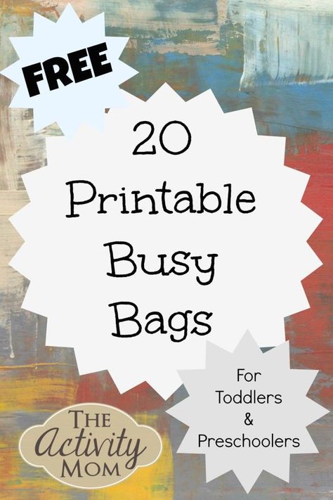 A BIG list of printable busy bag ideas for your preschooler! That's A LOT of "keeping busy" activity!! Preschool Puzzles Free Printable, Toddler Classroom Activities, Busy Bags For Toddlers, Quiet Boxes, Busy Bag Ideas, Toddler Busy Bags, Gratis Printables, Busy Activities, Activity Bags