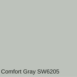 Sw Comfort Gray Exterior, Gray Paint With Green Undertones, Grey Paint With Green Undertones, Sw Comfort Gray, Grey With Green Undertones, Bathrooms Colors, Shades Of Gray Paint, Shades Of Grey Paint, Cricut Home Decor