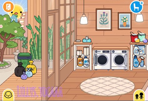 Laundry room Bonsai Building Toca Life World, Toca Life, Laundry Room, Building, Quick Saves