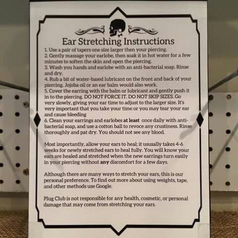 How To Stretch Ear Lobes, How To Stretch Ears, Stretching Ear Lobes, Stretched Ear Lobes, Stretched Ear, Ear Stretching, Tapers And Plugs, Antibacterial Soap, Mama Mia