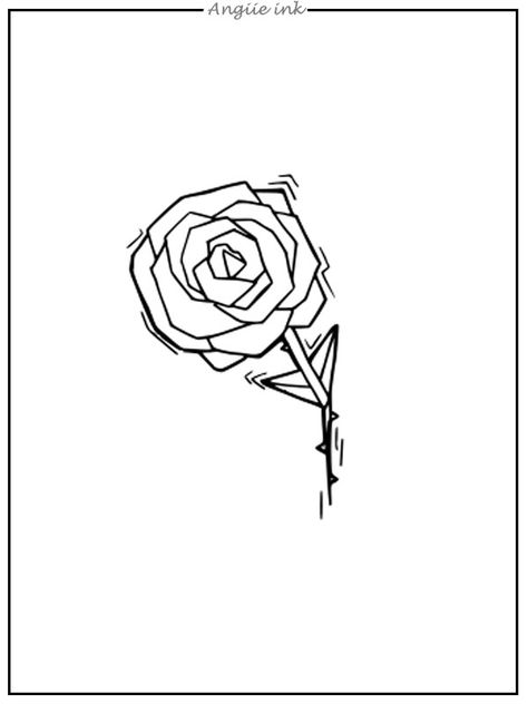 #rose #tattoorose #tattooflash #angiieink #flower #flowertattoo #origami #drawing #illustration #tattooorigami #blackworker Origami Drawing, Lego Tattoo, Geometric Rose, Origami Rose, Doodle Tattoo, Rose Drawing, Tattoo Flash, Rose Tattoos, Rose Tattoo