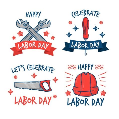 Labor Day Clip Art, Labor Day Usa, Vector Hand, Aesthetic Stickers, Labor Day, Labour Day, Labor, Graphic Resources, Hand Drawn